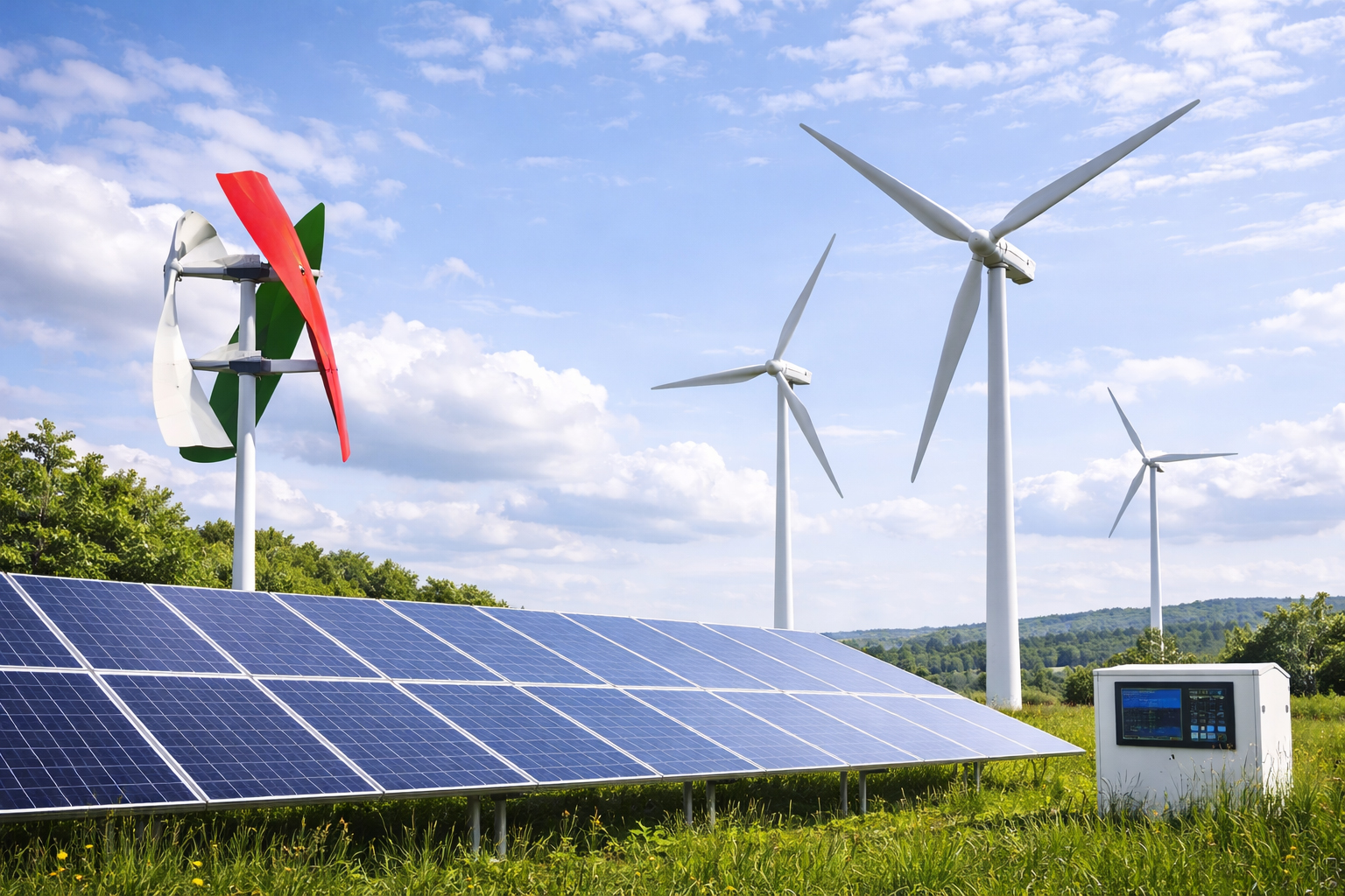 Hybrid Wind Solar System