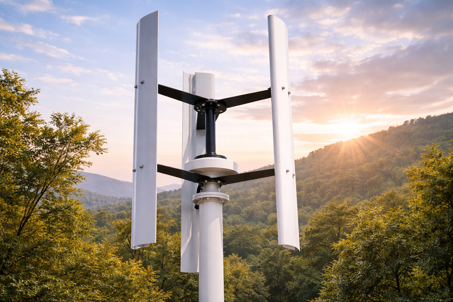8kW Vertical Wind Turbine